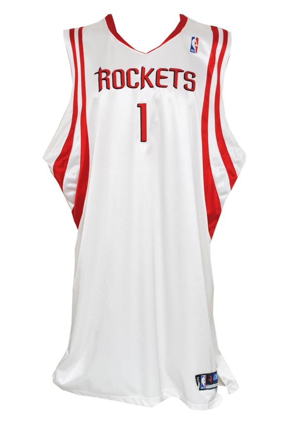 Signed Tracy McGrady Houston Rockets Jersey Framed for Sale in