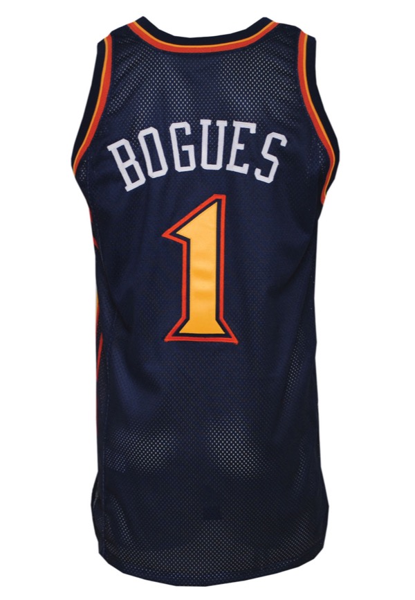 muggsy bogues golden state warriors jersey
