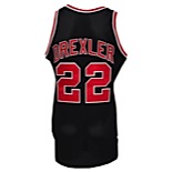 1989-90 Clyde Drexler Portland Trail Blazers Game-Used & Autographed Road Jersey (JSA)