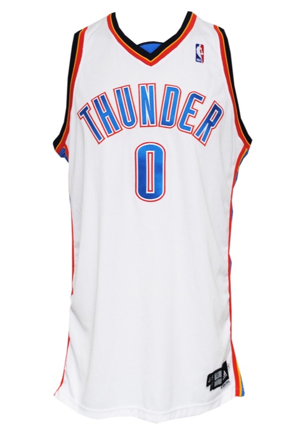 Westbrook's Official OKC Signed Jersey - CharityStars