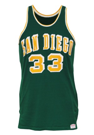 Late 1960s Jim Barnett San Diego Rockets Game-Used Road Uniform (2)(Barnett LOA) 