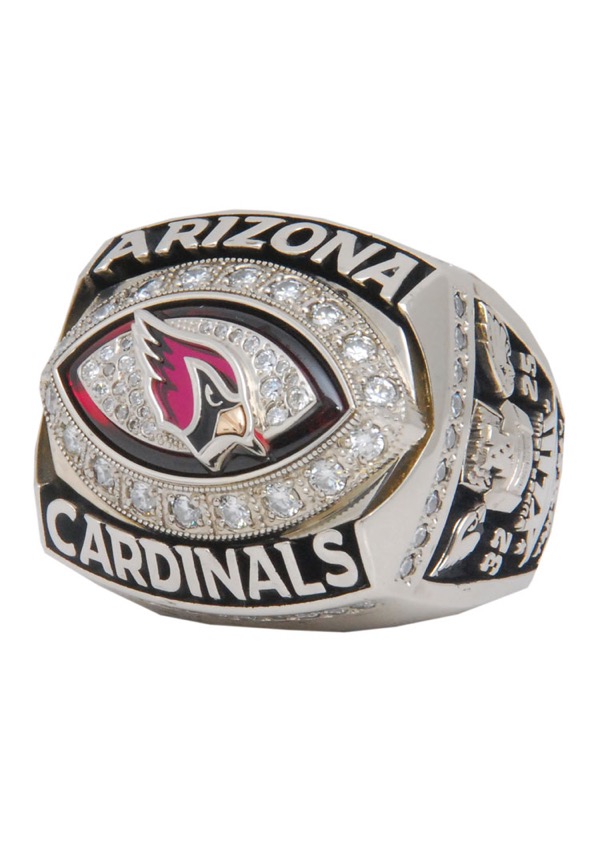 Lot Detail - 2008 Matt Ware Arizona Cardinals NFC Championship Players Ring  With Presentation Box (Mint • Originally Sourced from the Player)