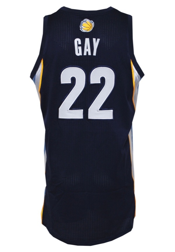 Lot Detail - 2008-09 Rudy Gay Memphis Grizzlies Game Worn Home