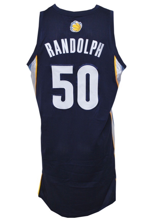 Lot Detail - 10/31/12 Zach Randolph Memphis Grizzlies Game-Used Road Jersey  (NBA LOA • Dana Davis Patch • Built-In Mic Pocket)