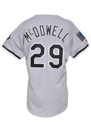1994 Jack McDowell Chicago White Sox Game-Used Road Jersey (Team LOA • 125th Anniversary Patch)