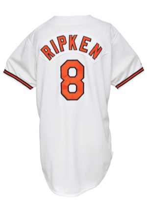 1989 Cal Ripken Jr. Baltimore Orioles Game-Used Home Jersey
