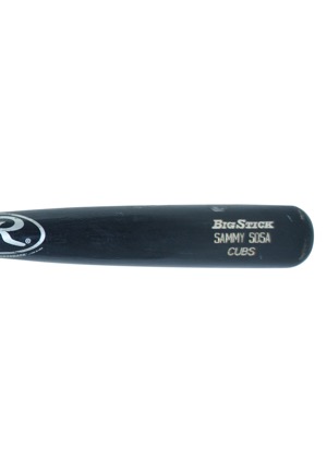 1998 Sammy Sosa Chicago Cubs Game-Used Bat (PSA/DNA GU8.5 • 66HR Season)
