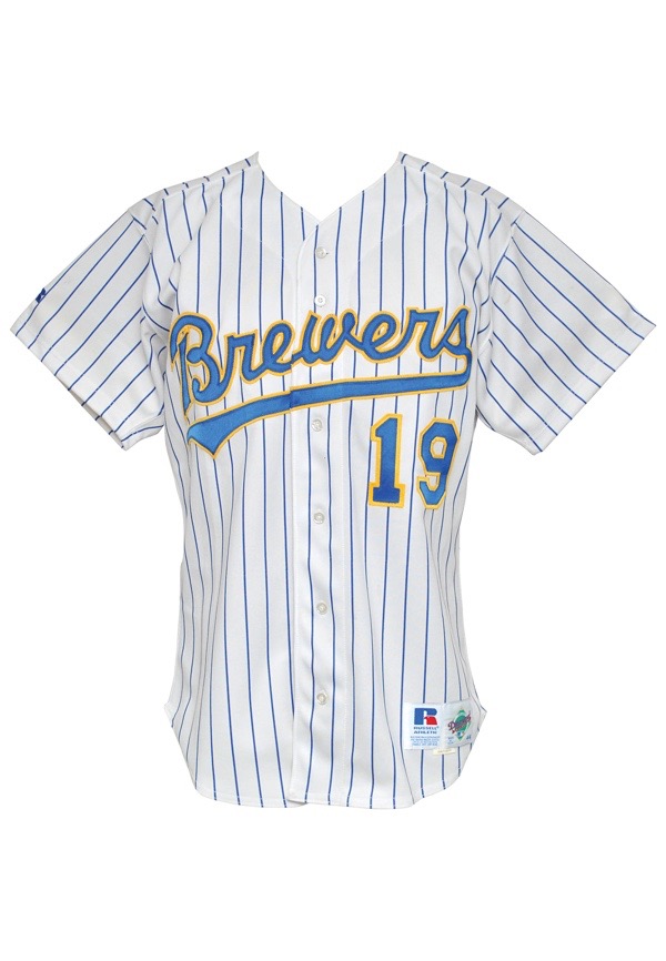 MAJESTIC  ROBIN YOUNT Milwaukee Brewers 1993 Cooperstown Baseball Jersey