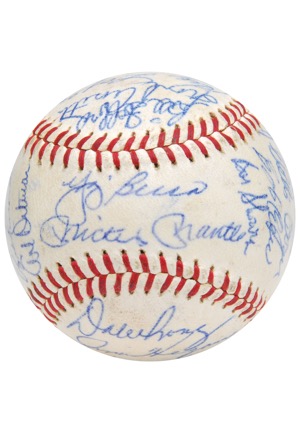 High-Grade 1960 New York Yankees Team-Signed OAL Baseball (JSA • Loaded)