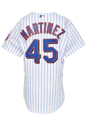 2005 Pedro Martinez New York Mets Game-Used Home Jersey
