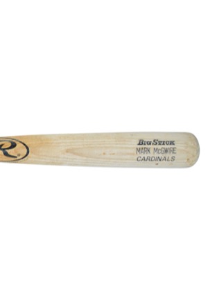 1998 Mark McGwire St. Louis Cardinals Game-Used Bat (PSA/DNA GU8 • 70HR Season)