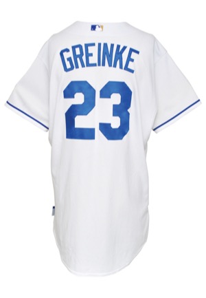 Late 2000s Zack Greinke Kansas City Royals Game-Used Home Jersey