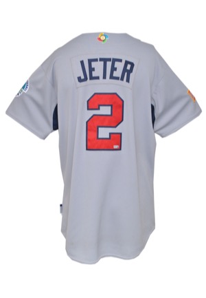 3/8/2009 Derek Jeter Team USA World Baseball Classic Game-Used Road Jersey (MLB Hologram • Photomatch)