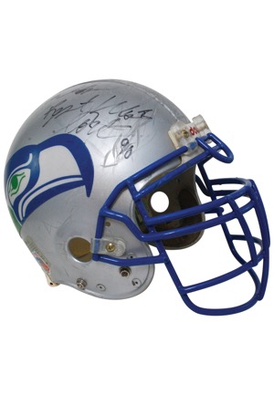 Circa 1997 Cortez Kennedy Seattle Seahawks Game-Used & Autographed Helmet (JSA)