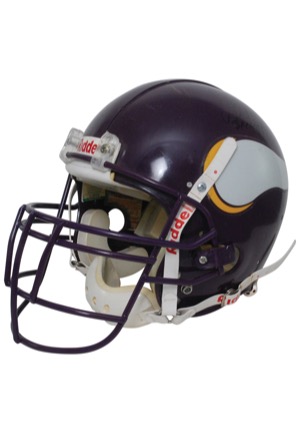 Circa 1996 John Randle Minnesota Vikings Game-Used & Autographed Helmet (JSA)