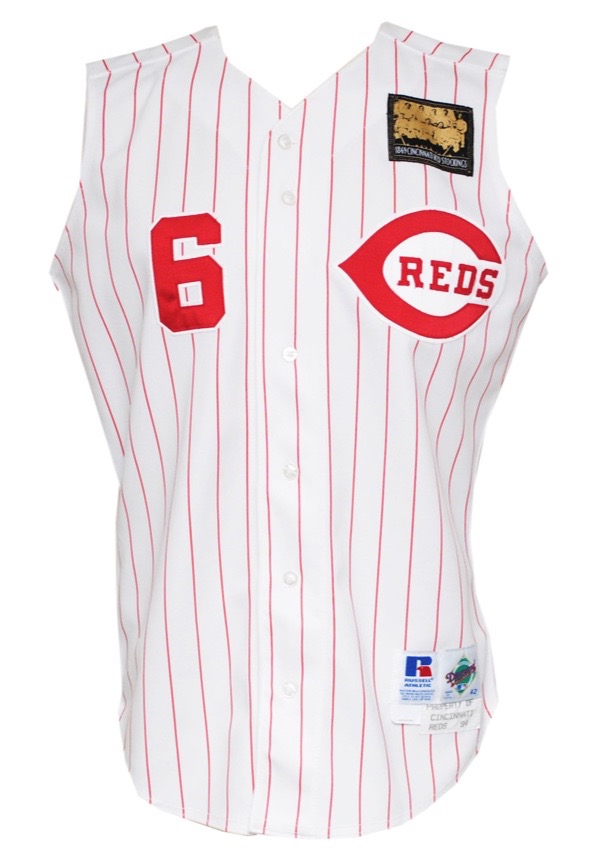 Lot Detail - 1994 Ron Gant Cincinnati Reds Team-Issued Home Vest (1869 Red  Stockings Patch)