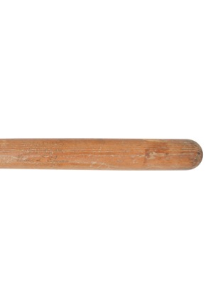 1908-11 Frank Chance Chicago Cubs Game-Used & Factory Side-Written Bat (PSA/DNA GU6)