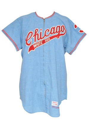 1971 Walt "No-Neck" Williams Chicago White Sox Game-Used Road Flannel Jersey