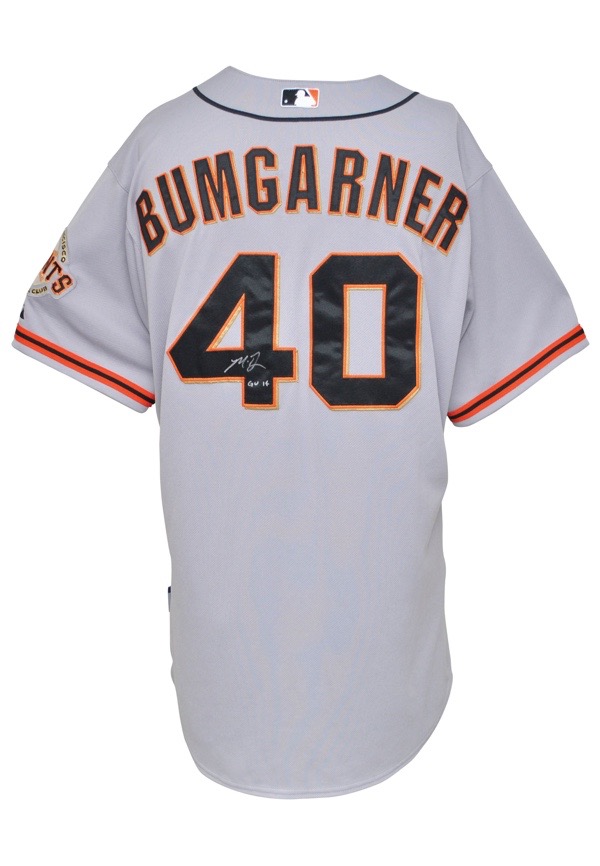 Lot - Black San Francisco Giants Bumgarner Jersey