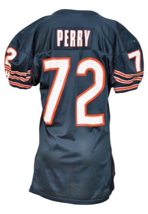 1993 William "The Refrigerator" Perry Chicago Bears Game-Used Home Jersey (Apparent Photomatch • Pounded • Numerous Repairs)