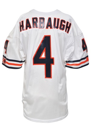 1992-93 Jim Harbaugh Chicago Bears Game-Used Road Jersey