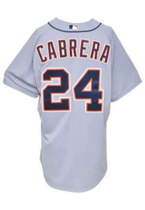 2013 Miguel Cabrera Detroit Tigers Game-Used Road Jersey (AL MVP & Batting Title Season)