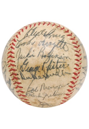 1952 Brooklyn Dodgers Team-Signed Baseball (JSA • NL Championship Season)
