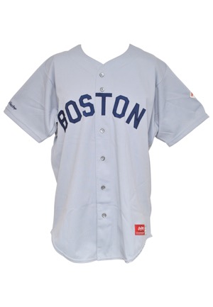 1987 Don Baylor Boston Red Sox Game-Used Road Jersey
