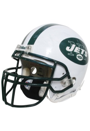 2011 Bart Scott New York Jets Game-Used Helmet (Jets COA)