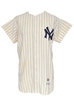 1961 Bob Hale New York Yankees Game-Used Home Flannel Jersey (Championship Season • Rare)