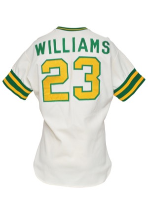 1973 Dick Williams Oakland Athletics Managers Worn Home Jersey (Championship Season)