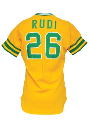 1973 Joe Rudi Oakland Athletics Game-Used Alternate Jersey (Championship Season)