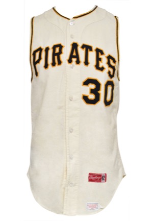 1967 Maury Wills Pittsburgh Pirates Game-Used Home Flannel Vest