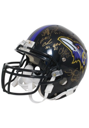 2000 Baltimore Ravens Pro Line Team-Signed Helmet (JSA • Championship Season)