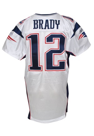 2004 Tom Brady New England Patriots Game-Used Road Jersey (Championship Season)