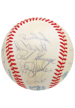 1978 New York Yankees Team-Signed Baseball (JSA • Championship Season • Bat Boy LOA)