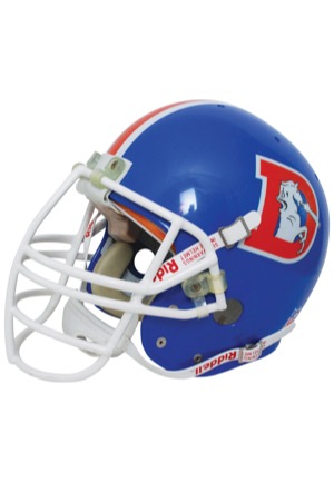 Circa 1990 Keith Kartz Denver Broncos Game-Used Helmet (Kartz LOA)