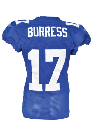 2006 Plaxico Burress New York Giants Game-Used Home Jersey