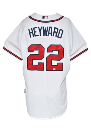 6/13/2012 Jason Heyward Atlanta Braves Game-Used Home Jersey (MLB Hologram)