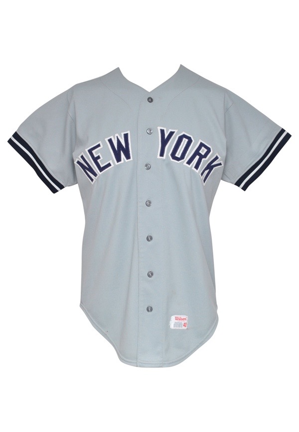 Lot Detail - 1976 Ron Guidry Rookie New York Yankees Game-Used Road Jersey