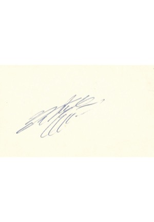 Autographed Baseball Index Card Collection (1074)(JSA)