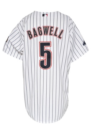 2003 Jeff Bagwell Houston Astros Game-Used Home Jersey