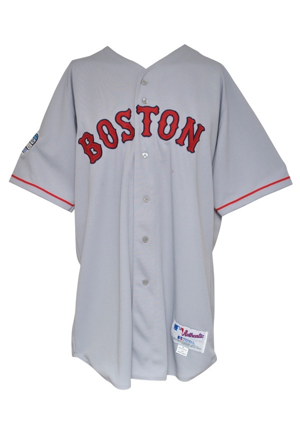 Manny Ramirez Signed Inscribed 2003 Boston Red Sox Game Used Jersey JSA COA
