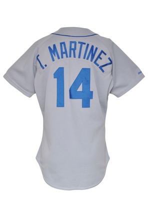 1991 Tino Martinez Rookie Seattle Mariners Game-Used Road Jersey (Team Store Tagging)