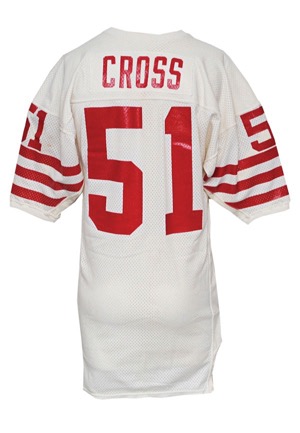 Late 1980s Randy Cross San Francisco 49ers Game-Used Road Jersey