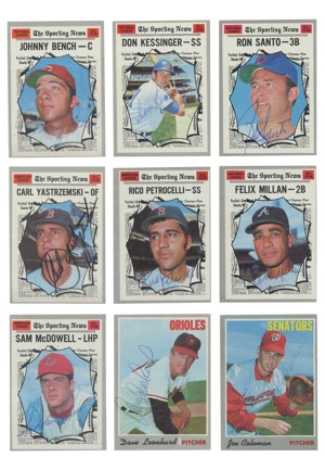 1970 Topps Autographed Baseball Card Collection (297)(JSA)