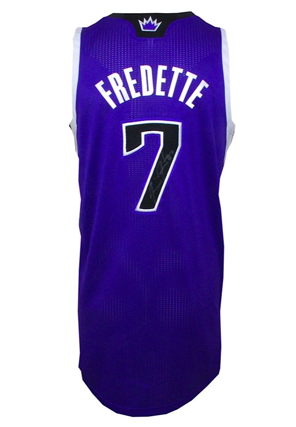 Lot Detail - Jimmer Fredette 2011-12 Sacramento Kings Game Worn &  Autographed Home Jersey (Rookie Season, Fredette COA)