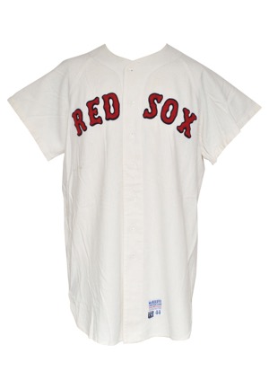 1970 George Thomas Boston Red Sox Game-Used Home Flannel Jersey