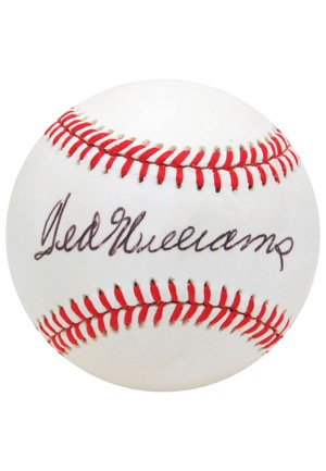 Ted Williams Single-Signed Baseball (JSA • Dave Phillips LOA)