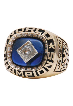 1978 Reggie Jackson New York Yankees World Series Ring (MINT • Salesmans Sample)